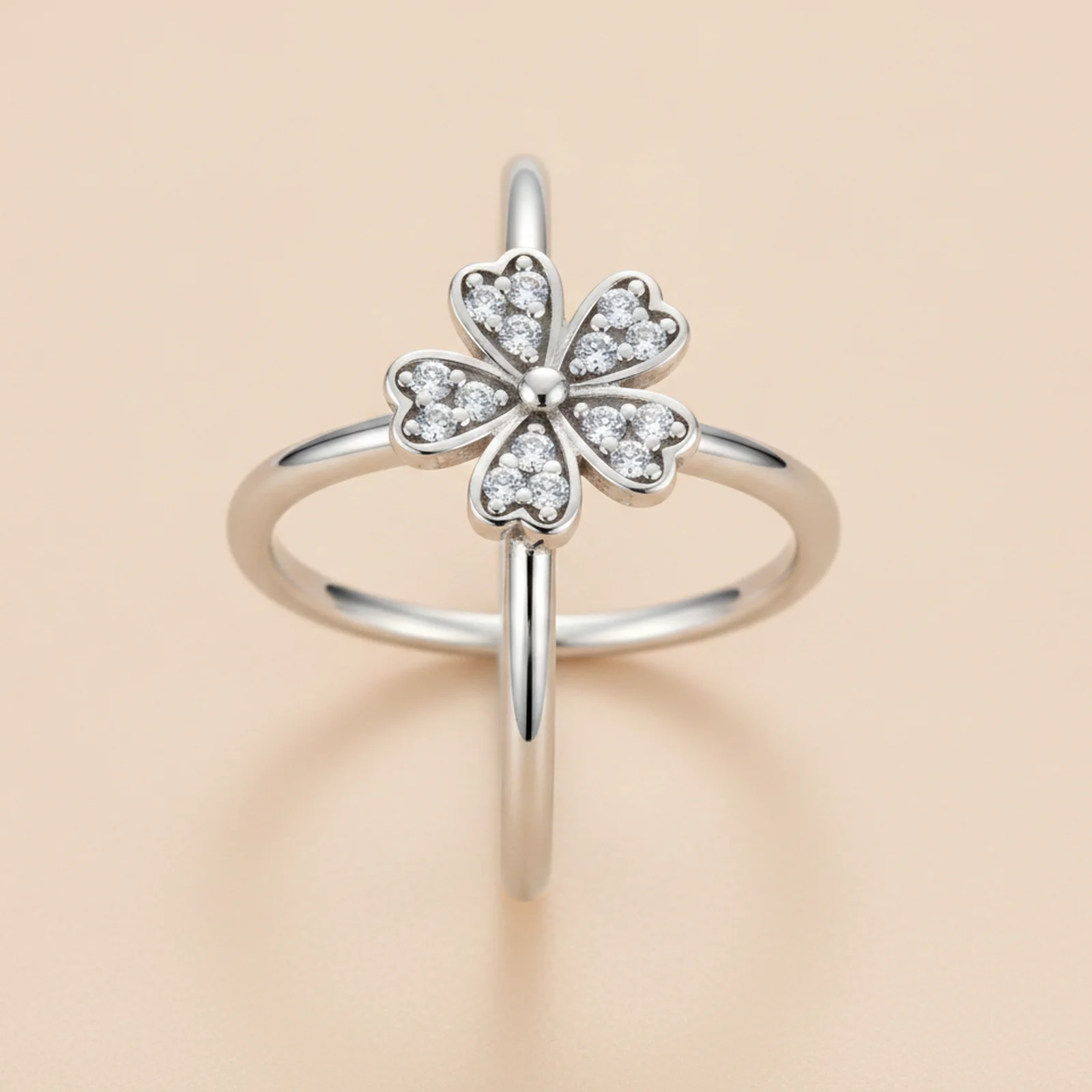 Inel Sparkling Daisy din Argint 925 (5)